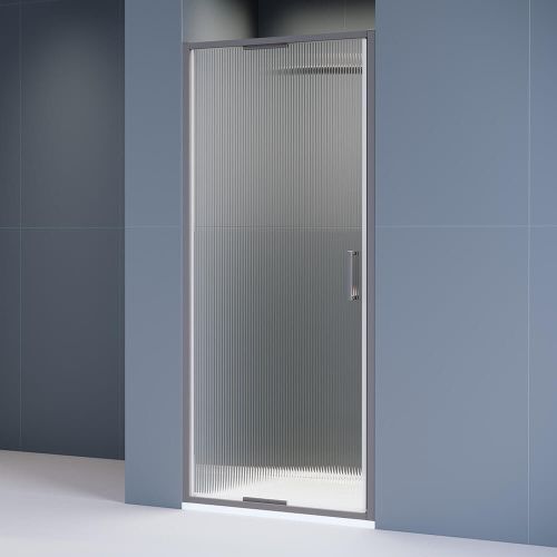 Душевая дверь RGW Stilvoll 70320510-1510 100х195 стекло рифленое профиль сатин