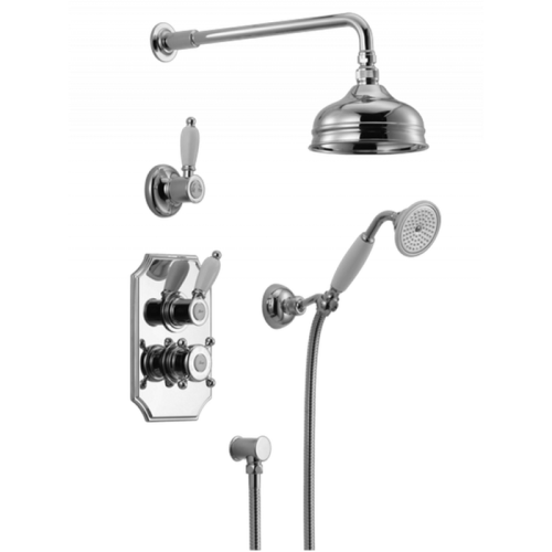 Душевая система Cisal Victorian 913.VT02H.CR встраиваемая в стену цвет хром