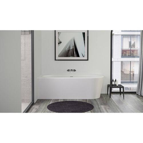 Ванна акриловая Knief Wall Corner 0100-277-R(06S) 180х80 угловая овальная