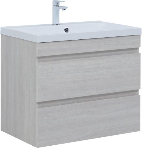 Тумба под раковину Aquanet Нота NEW 00334204 70х50 подвесная цвет бежевый