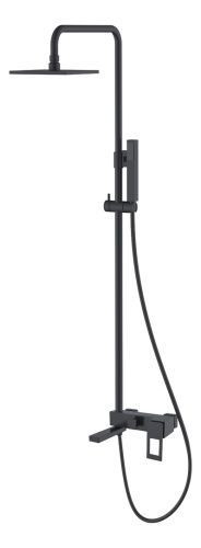 Душевая стойка Boheme Q 148-BB настенная цвет черный