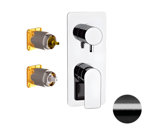 Смеситель для душа Remer Infinity I92KBCFP встраиваемый в стену черный