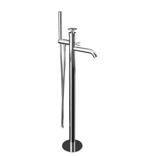 Смеситель для ванны Remer Chrono CH08 напольный хром