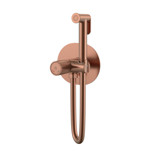Гигиенический душ со смесителем Boheme Tech 157-CB медь