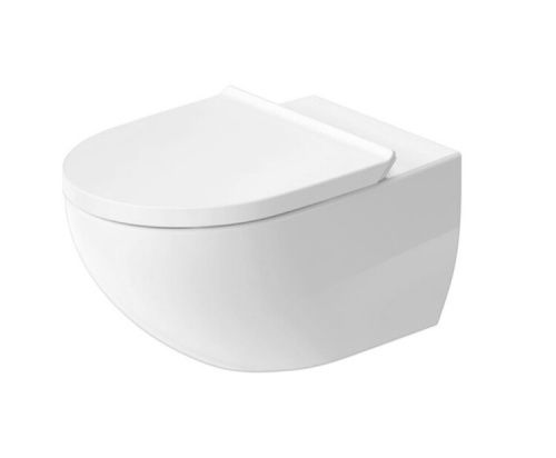 Унитаз подвесной Duravit Architec 45726900A1 белый с сиденьем микролифт безободковый каскадный смыв