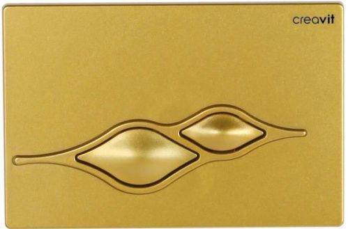 Клавиша смыва механическая Creavit GP1006.00 цвет золото