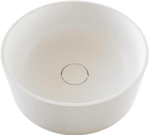 Раковина из искусственного камня Florentina Алтея 400R 10.290.00400.201 40х40 накладная цвет белый без отверстий под смеситель