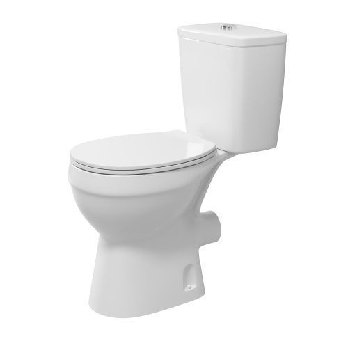 Унитаз напольный с бачком Niagara Brava NG-9901 белый с сиденьем микролифт безободковый душевой смыв