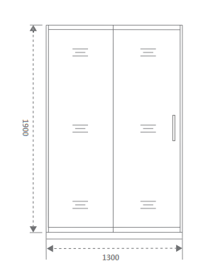 Душевая дверь Good Door SPIRIT СП00020 130х190 стекло прозрачное профиль хром - фото 2