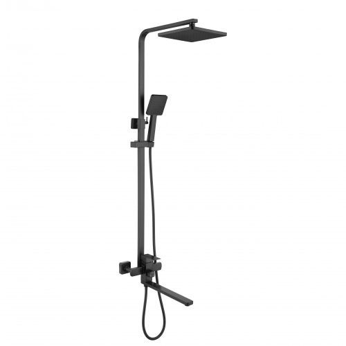 Душевая стойка Fmark FS8145-35H настенная цвет черный