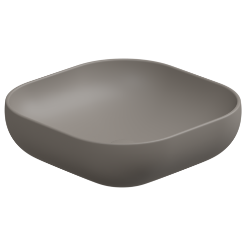 Раковина керамическая GSG Ceramic Design Easy EALAVQU45030 50х50 накладная цвет бежевый без отверстий под смеситель