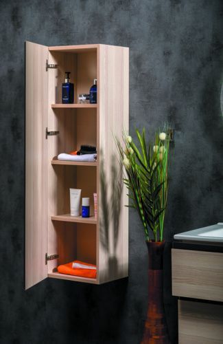 Шкаф-пенал Armadi Art Capolda 849-120-LW 40х120 подвесной цвет коричневый