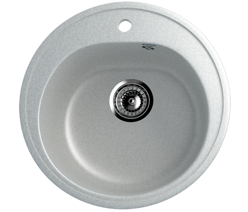 Кухонная мойка Ulgran Classic U-101-310 50х50 цвет серый