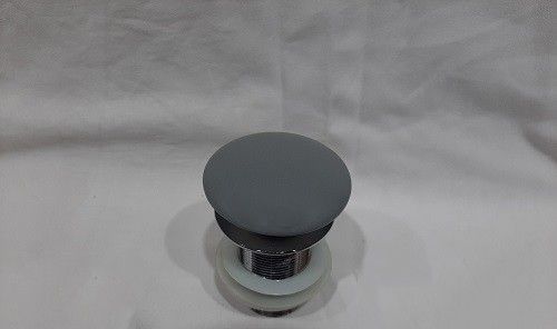 Раковина из сантехнического фаянса CeramaLux 104MH-5 40х40 накладная цвет серый без отверстий под смеситель - фото 2