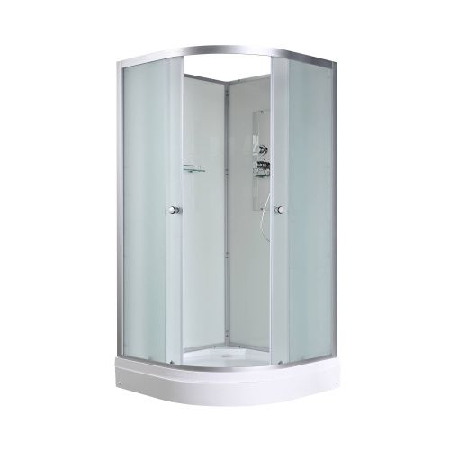 Душевая кабина AvaCan D D2090N 90х90 четверть круга без крыши ориентация универсальная