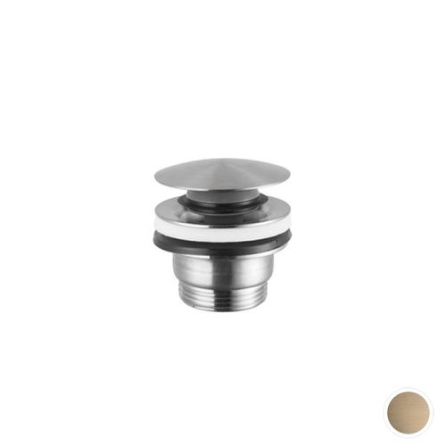 Донный клапан для раковины Newform X-Steel 316 24686.59.098 золото