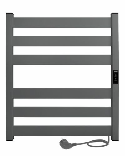 Полотенцесушитель электрический Indigo Oktava Slim 5 LСLOKS5E60-50MGRt 55х60 серый