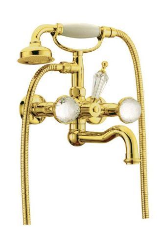 Смеситель Boheme Imperiale Presente 333 настенный золото