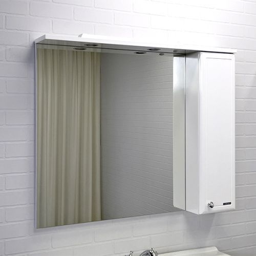 Зеркало-шкаф Comforty Сочи 00003132226CF 100х80 подвесной цвет белый
