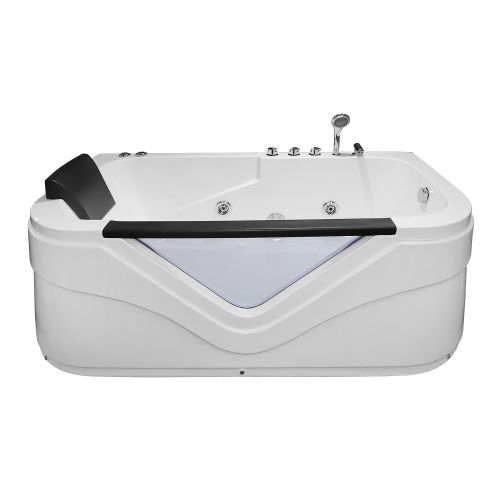 Ванна акриловая гидромассажная Loranto CS-832NR 170х80 пристенная прямоугольная с каркасом