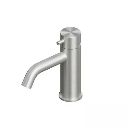 Смеситель QuadroDesign Source 12 01 AS на раковину нержавеющая сталь