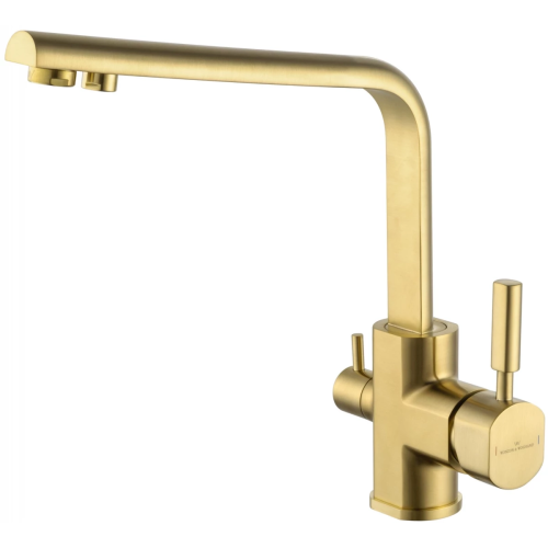 Смеситель для кухни Wonzon & Woghand WW-88458003-BG на мойку золото