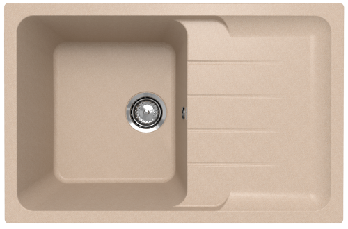 Кухонная мойка Ulgran Quartz Gerda 780-03 80х50 цвет бежевый