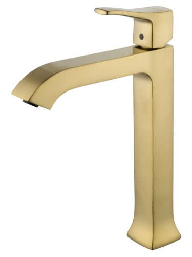 Смеситель для раковины Wonzon & Woghand Flex WW-88019072-BG на столешницу золото