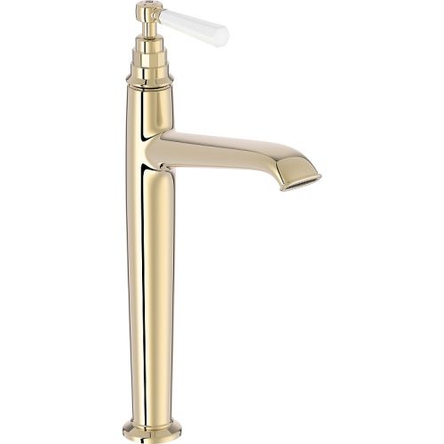 Смеситель для раковины Jacob Delafon Cleo E24309-BGG на столешницу золото