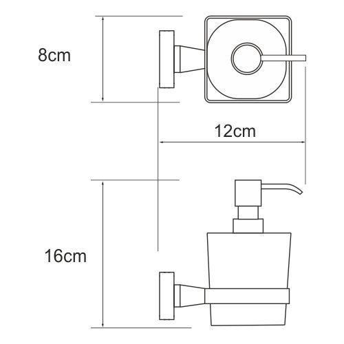 Дозатор для жидкого мыла WasserKRAFT 3999 - фото 4