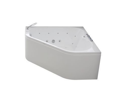Ванна акриловая гидромассажная SSWW A2202DGSP 150х150 угловая четверть круга с каркасом