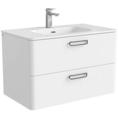 Тумба с раковиной Iddis Brick BRI80W0i95K 80х50 подвесная цвет белый