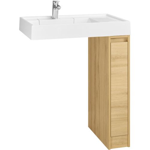 Тумба под раковину Aquaton Лондри 1A267101LH0C0 20х50 напольная цвет коричневый