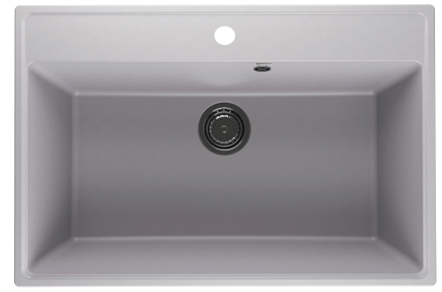 Кухонная мойка Ulgran Quartz Forte 760-04 75х50 цвет серый