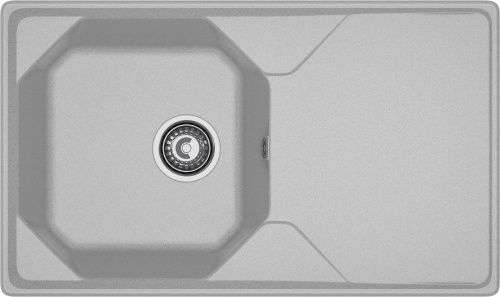 Кухонная мойка Granfest Unique U-840L серый 85х50 цвет серый поверхность матовая