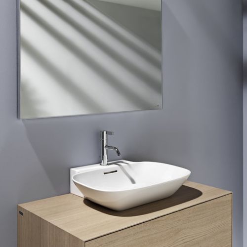 Раковина керамическая Laufen INO 8.1030.2.000.104.1 60х50 накладная цвет белый 1 отверстие под смеситель