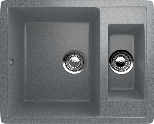 Кухонная мойка Ulgran Classic U-106-309 60х50 цвет серый