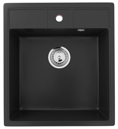 Кухонная мойка Ulgran Classic U-406-344 45х50 цвет черный