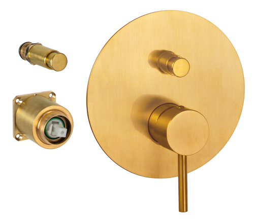 Смеситель для душа Remer X Style X09KBBG встраиваемый в стену золото