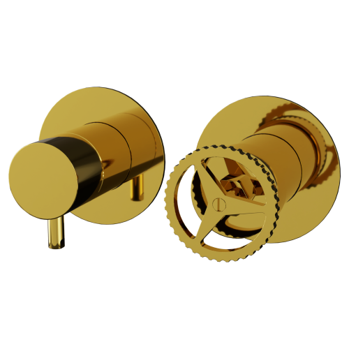 Смеситель для душа Remer Chrono CH93ZPDO встраиваемый в стену золото