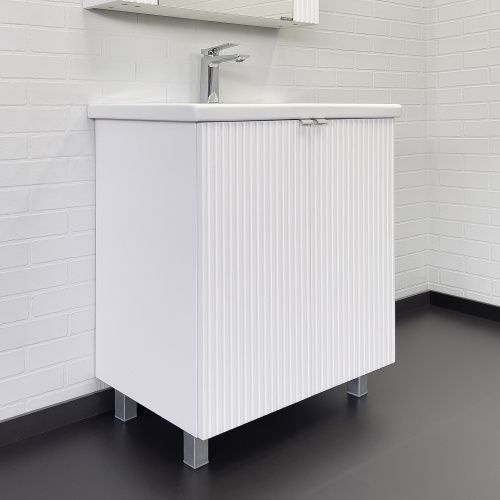 Тумба с раковиной Comforty Лима 00-00004892CF 70х50 напольная цвет белый
