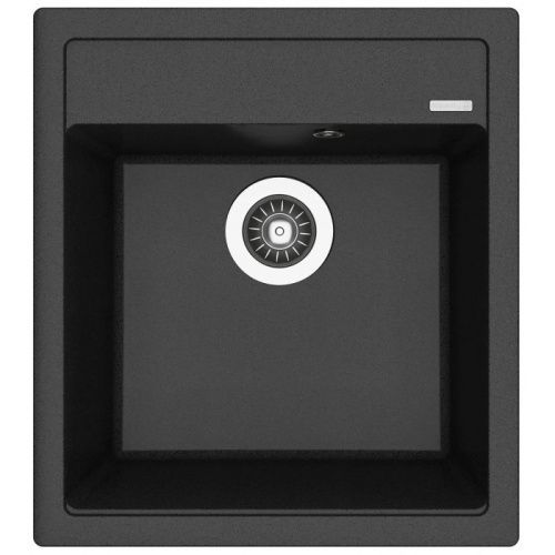 Кухонная мойка Florentina Липси 460 20.280.B0460.302 50х45 цвет черный поверхность матовая