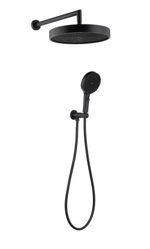 Душевой гарнитур Boheme Cell 427-B настенный черный