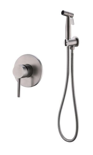 Гигиенический душ со смесителем BelBagno ETNA ETNA-SET-HGN-IN нержавеющая сталь