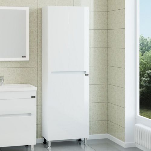 Шкаф-пенал СанТа Лондон 524006 60х190 напольный цвет белый