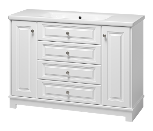 Тумба под раковину Misty Ларго П-Лар-07120-01-3Я 120х50 напольная цвет белый