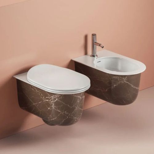 Биде подвесное Artceram CHIC CHB001 49 00 цвет бронза