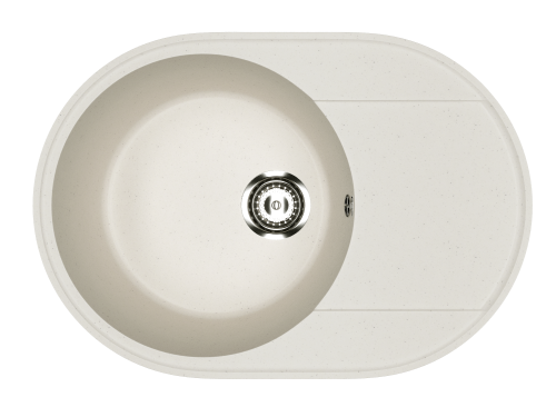 Кухонная мойка Uperwood ECON UPD-107 4910201243 60х45 цвет белый поверхность матовая