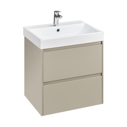 Тумба под раковину Roca Ona A857613510 60х50 подвесная цвет бежевый