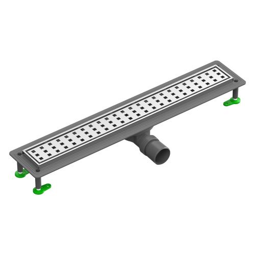 Душевой лоток Ctesi WAY SQUARE BK4024150 80х15 нержавеющая сталь